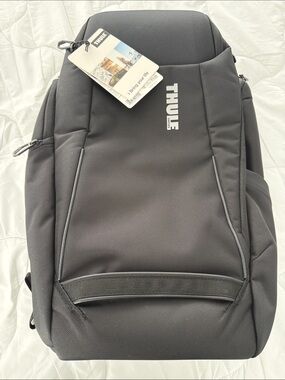 Thule Black Men's Tech Backpack with Reflective Trim